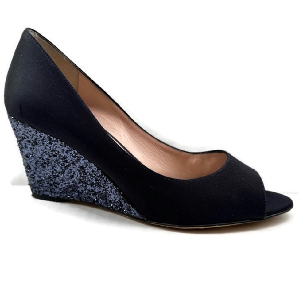 Kate Spade Radiant Wedge Navy Pump 6.5